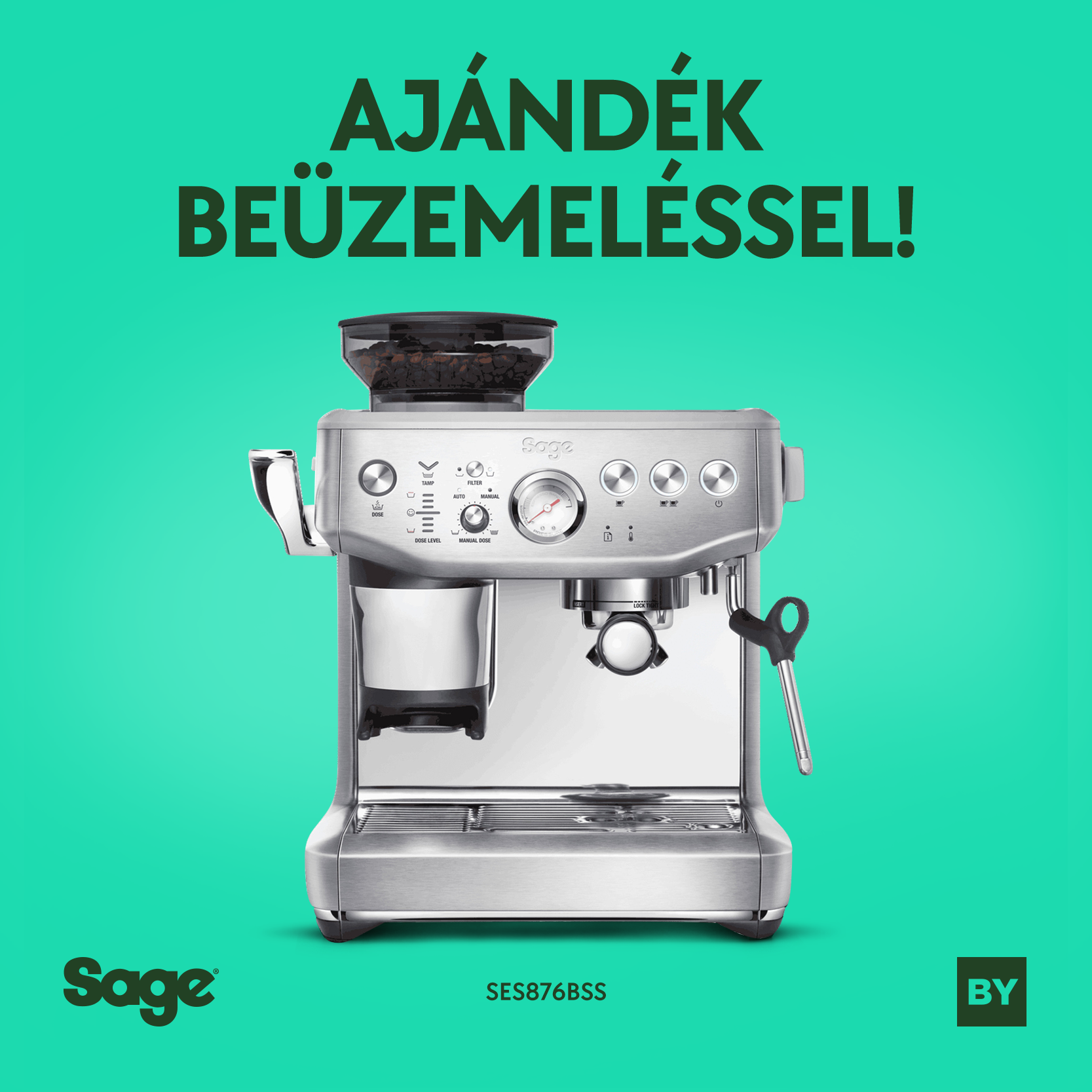 ..Kiemelt akció - Sage SES876BSS - The Barista Express™ Impress